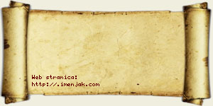 Nevena Stojaković vizit kartica